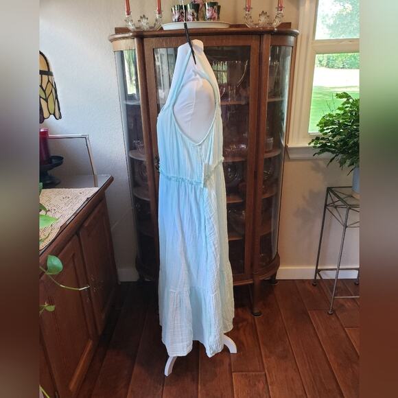Time and Tru NWT boho midi  calf‎ sundress 100% cotton XXXL 22 - Picture 2 of 8